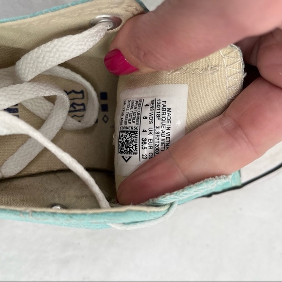 CONVERSE Womens Chuck Taylor All Stars Low top Blue lace up sneakers size: 6 - Picture 9 of 9